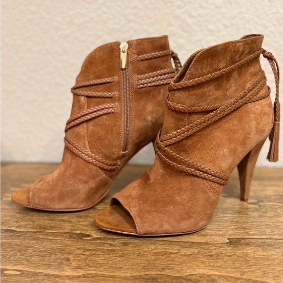 Vince Camuto Astan Peeptoe Booties - Picture 3 of 11